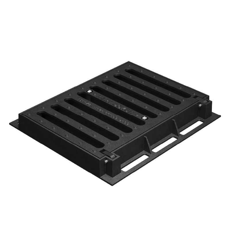 Grille d’eau pluviale rectangulaire renforcée – Design durable et fonctionnel - M0160