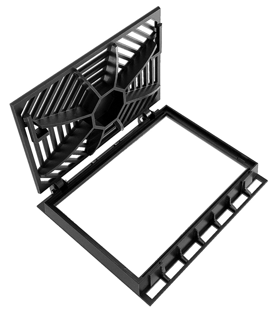 Grille Rectangulaire d'Eaux Pluviales en Fonte Ductile