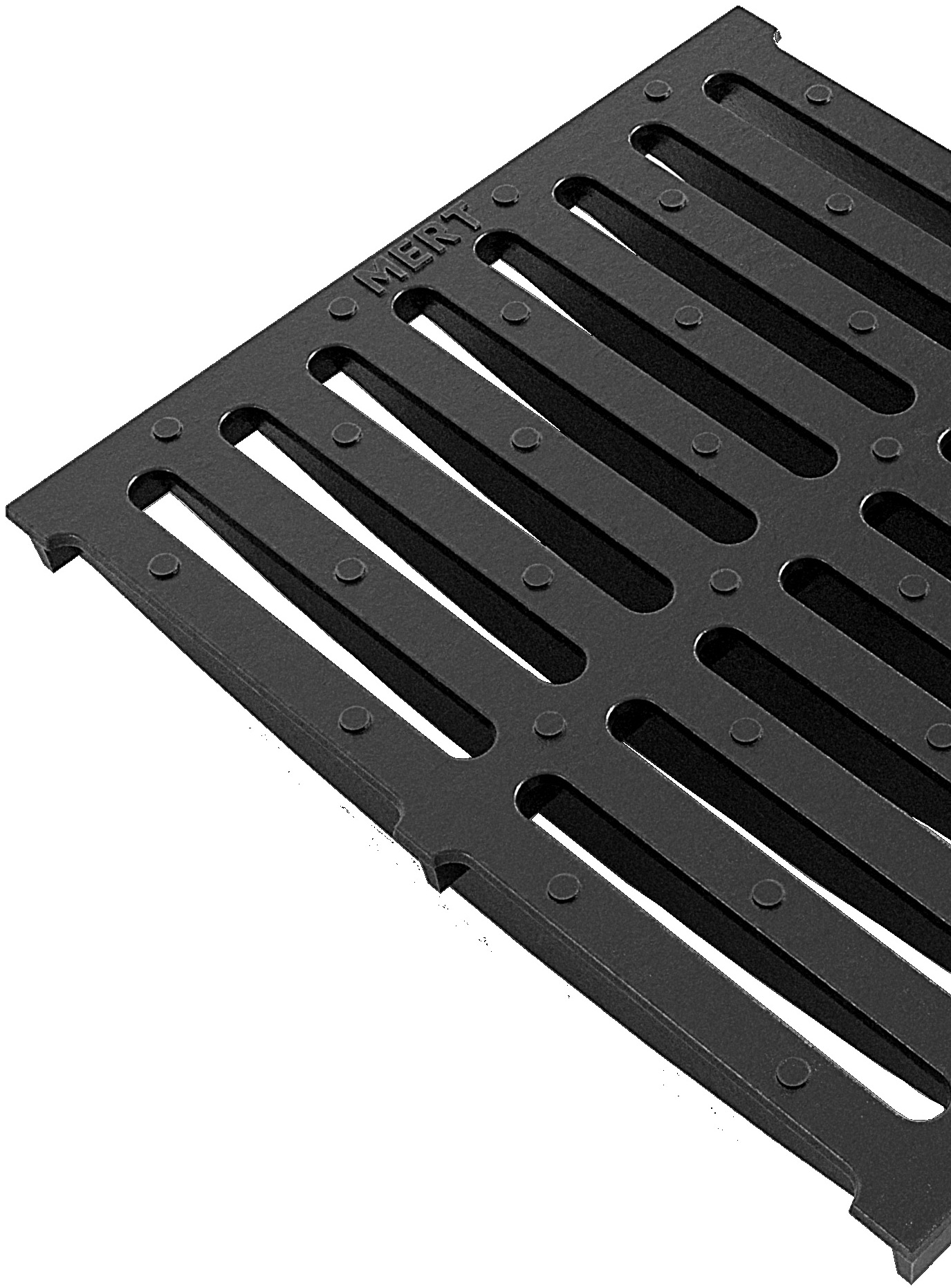 Grille de Canal Linéaire en Fonte Ductile (575 mm x 500 mm x 45 mm)