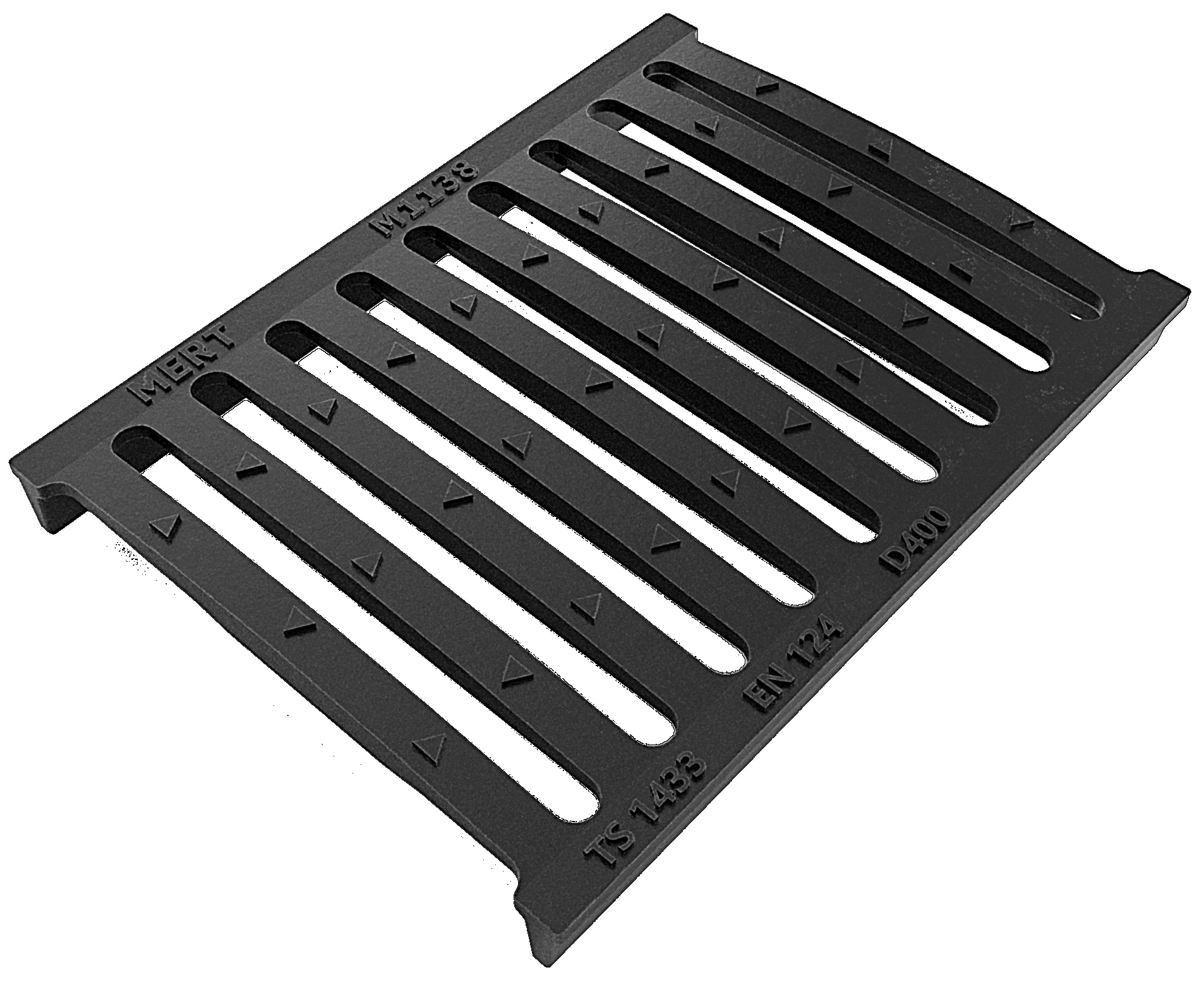 Ductile Iron Convex Design Linear Channel Grating (375 mm x 500 mm x 45 mm)