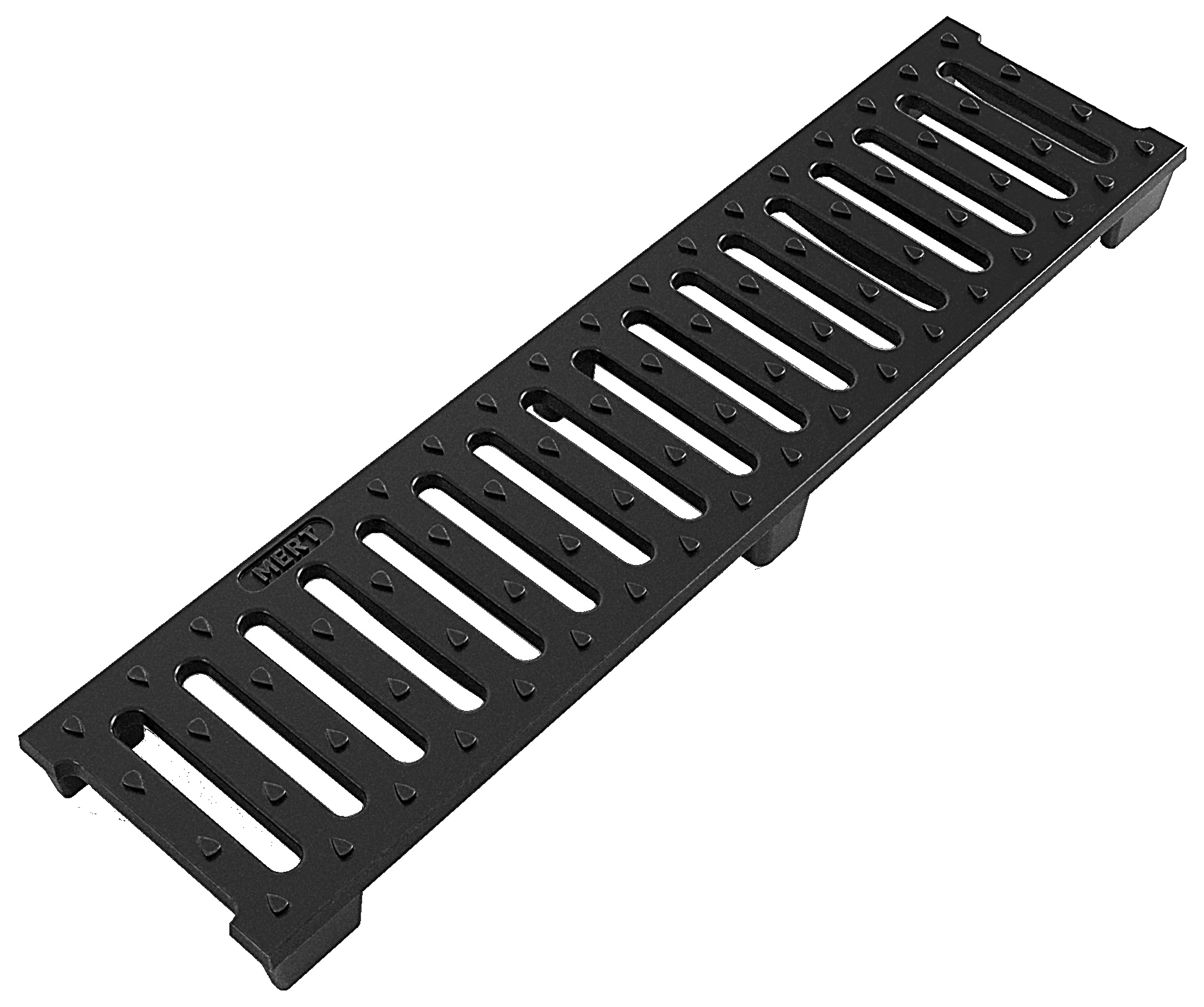 Grille de Canal Linéaire en Fonte Ductile (125 mm x 500 mm x 35 mm)