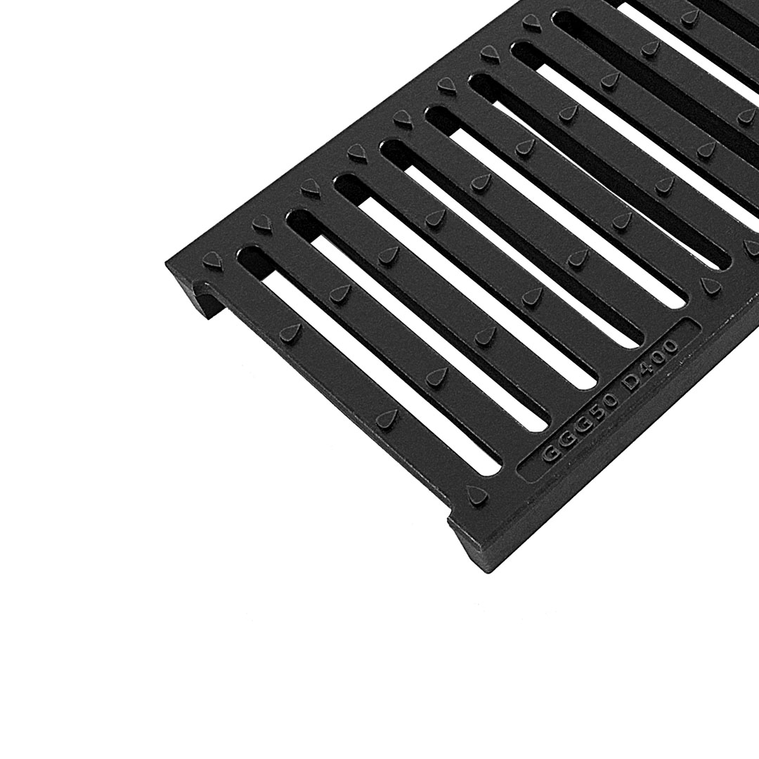Ductile Iron Linear Channel Grating (200 mm x 500 mm x 35 mm)