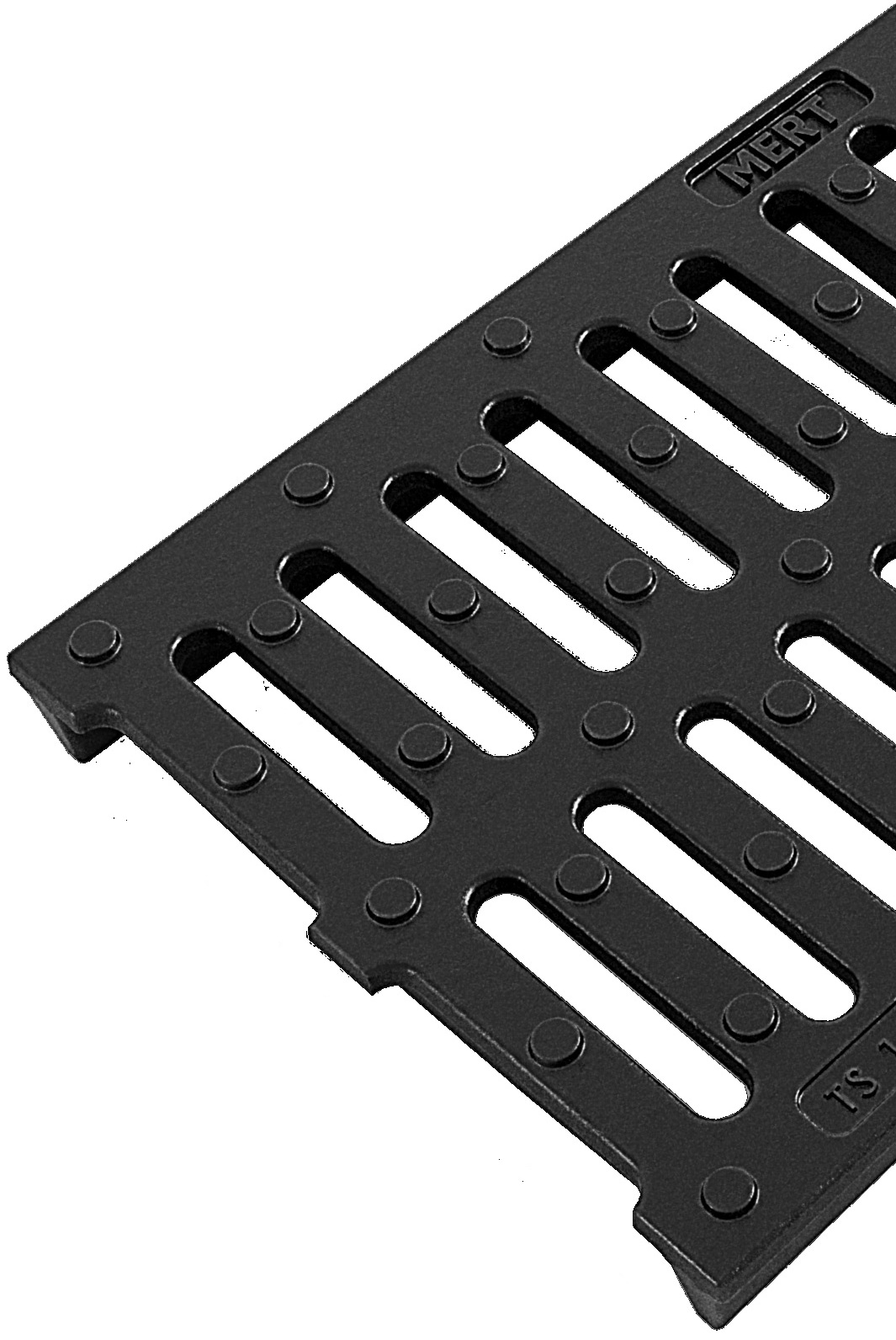 Grille de Canal Linéaire en Fonte Ductile (250 mm x 500 mm x 35 mm)