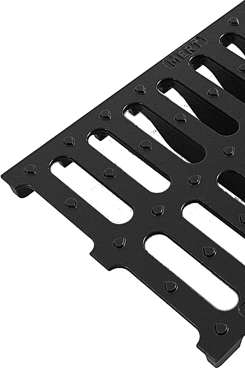 Grille de Canal Linéaire en Fonte Ductile (300 mm x 500 mm x 35 mm)