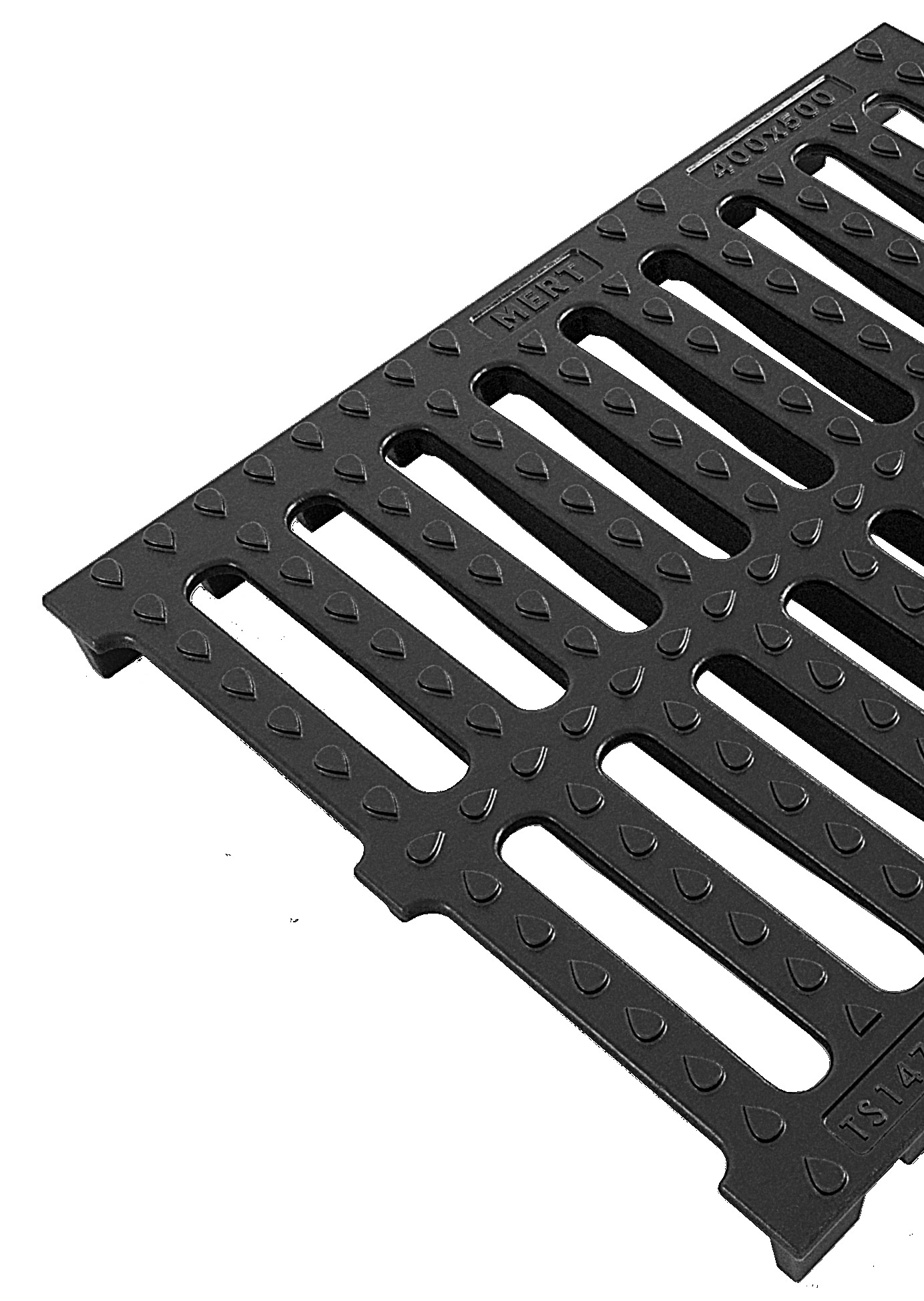 Ductile Iron Linear Channel Grating (400 mm x 500 mm x 45 mm)
