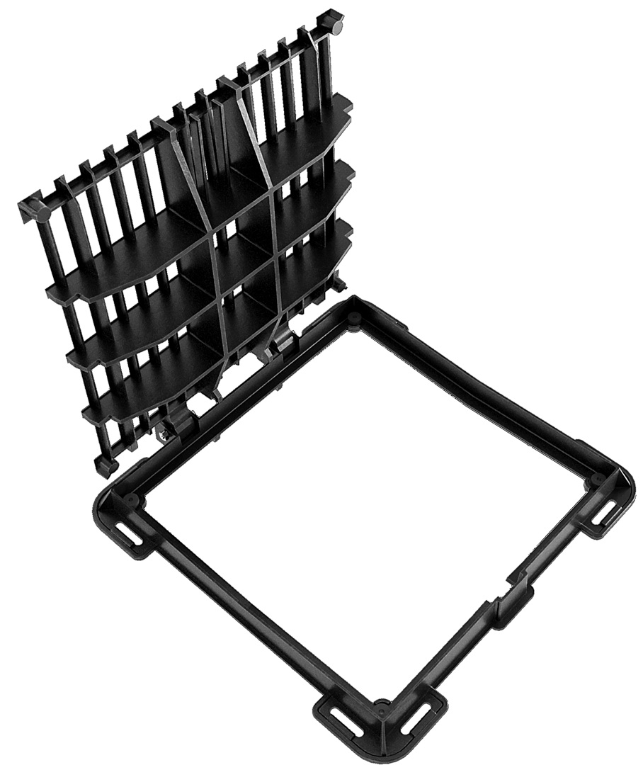 Ductile Iron Concave Square Stormwater Grating