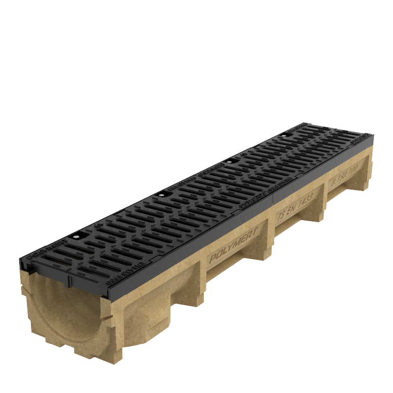 Polimer Beton Lineer Drenaj Kanalı (190 mm x 1000 mm x 140 mm)