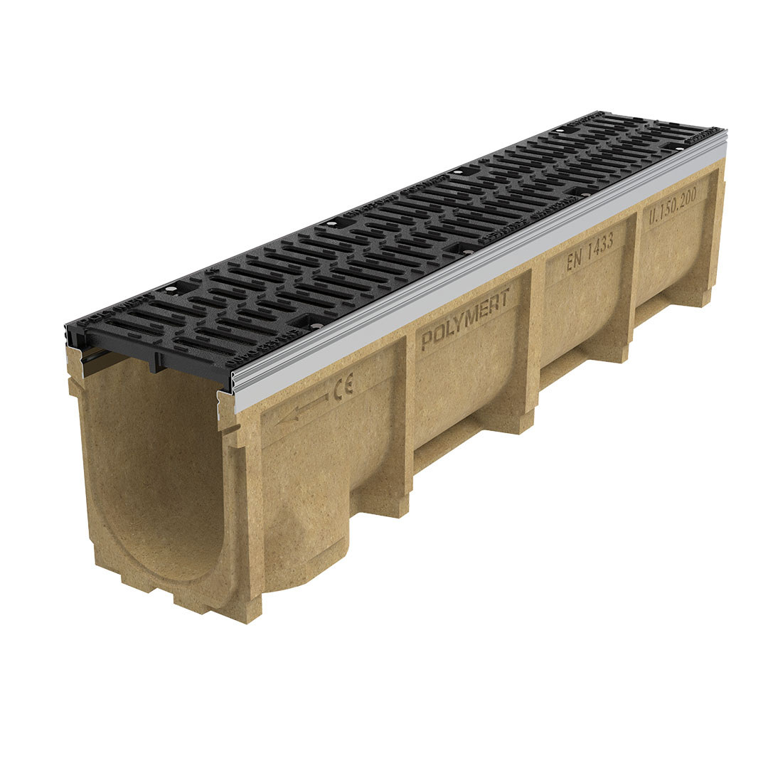 Image principale de Polimer Beton Lineer Drenaj Kanalı (190 mm x 1000 mm x 240 mm)