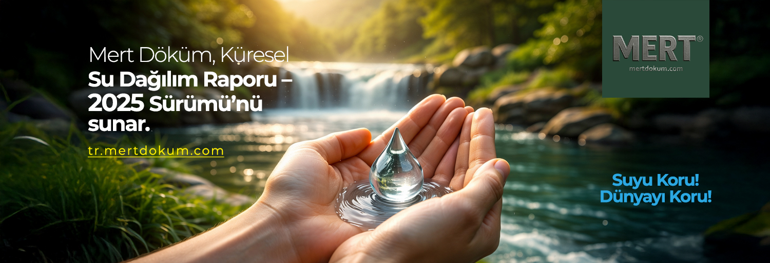Mert Döküm, Küresel Su Dagilim Raporu – 2025 Sürümü’nü sunar.