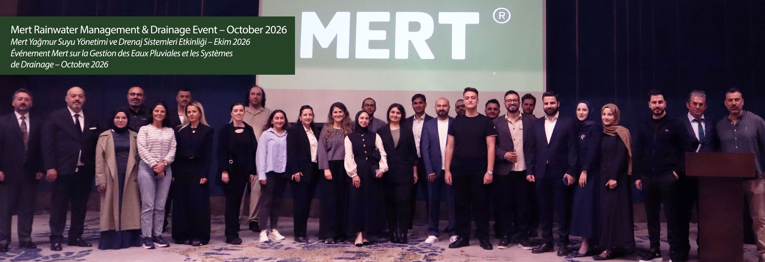 Mert Fonderie – Événement sur la Gestion des Eaux Pluviales et les Systèmes de Drainage – Octobre 2026