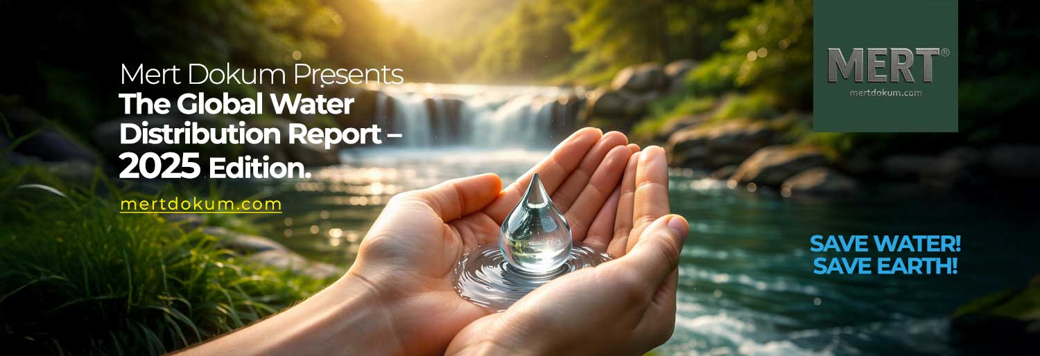 Mert Dokum presents the Global Water Distribution Report – 2025 Edition.