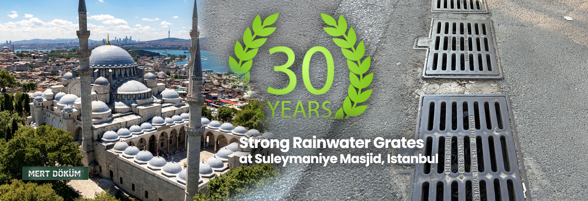 30 Years On, Still Protecting Istanbul: Rainwater Grates at Süleymaniye Mosque