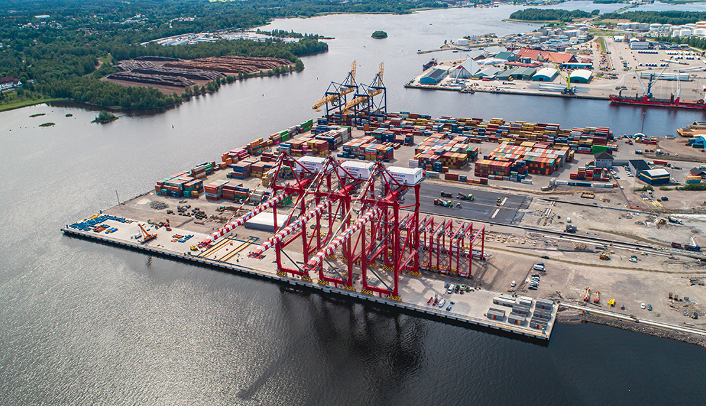 The Port of Gävle Container Terminal