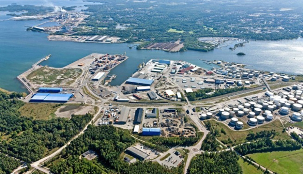 The Port of Gävle Container Terminal